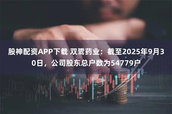 股神配资APP下载 双鹭药业：截至2025年9月30日，公司股东总户数为54779户