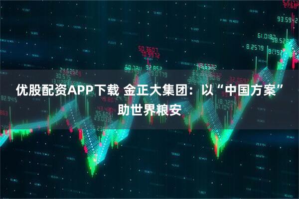 优股配资APP下载 金正大集团：以“中国方案”助世界粮安